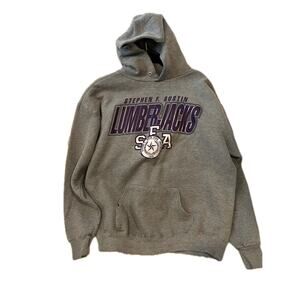 Stephen F Austin Lumberjacks Gray Pullover Hoodie Mens Lar